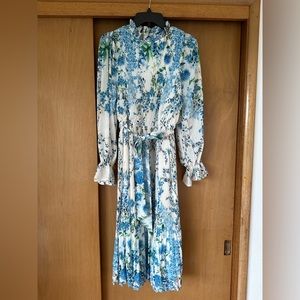 Vici Tempe Floral Ruffle Midi Dress NWOT